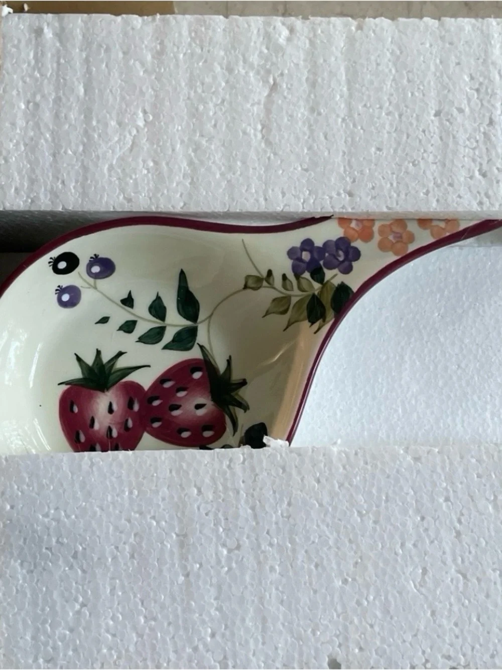 Oneida Kitchen Strawberry Plaid Trivet & Spoon Rest - Red, Green, White NIB